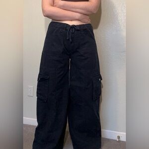 REVICE Wide Leg Cargo Pant GUC L Y2K Skater SK8R YNCO